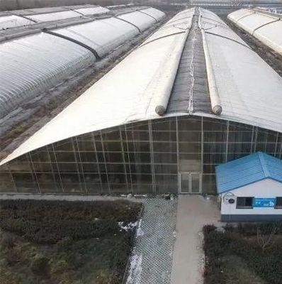 Первоначальная оплата Степная газовая труба с двойной аркой, покрытая пленкой или поликарбонатом PC