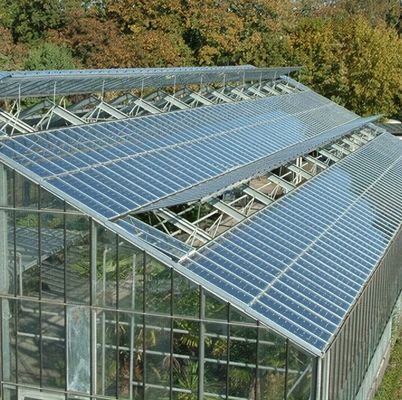 Метод нагрева с неотапливанием Стенная панель Коммерческая теплица с дизайном одной арки