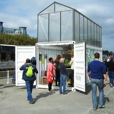 Juxiang OEM живые овощи гидропонная культура система с 40ft контейнер теплицы