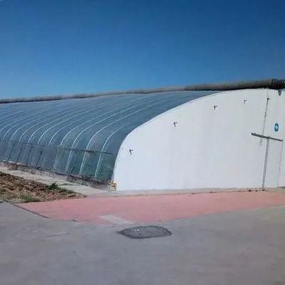 Горяче-DIP оцинкованная стальная труба структура туннель метод выращивания фотоэлектрическая теплица