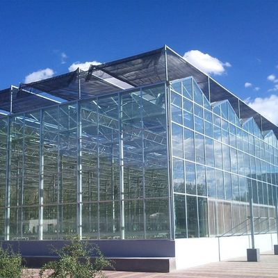 Теплица для гидропонических саженцев с крышей в стиле Венло с контролируемой влажностью в нескольких пролётах