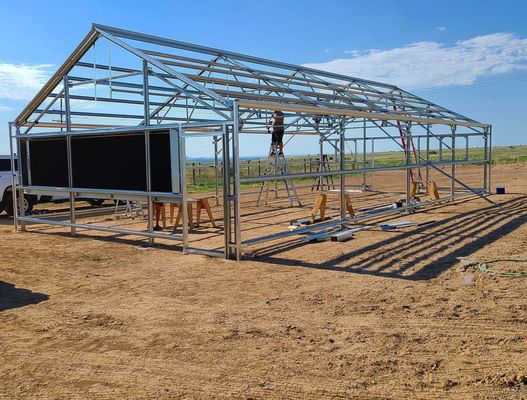 80.000kg Пакет валовой вес стеклянная теплица с гидропоникой и стоимостью доставки